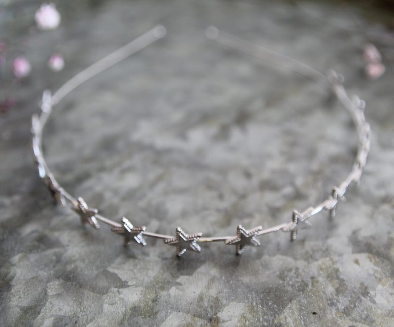 Diadem guld Stjärnor main image 1