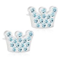 Blomdahl - Örhänge princess aquamarine