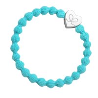 by Eloise London - Silver Heart Neon Blue