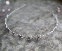 tunnt diadem i silver