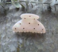 Hårklämma - Noelia vit 