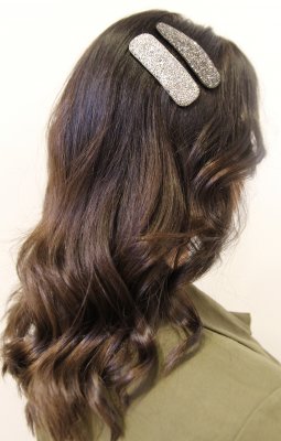 Hairclip - Tilda dark grey