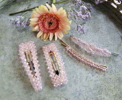 Hairclip - Ilse rose