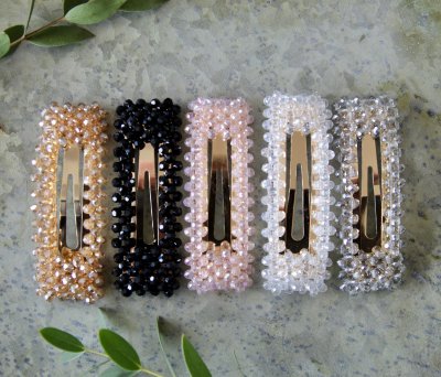 Hairclip - Ilse grey