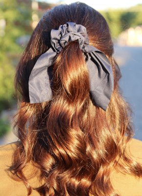 Scrunchie - Chloe rosett Marinblå