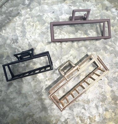 Hårklämma - Novalie brun