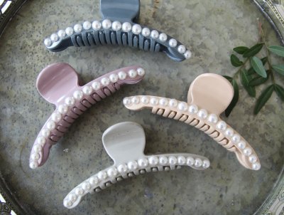 Hårklämma - Hanna rosa