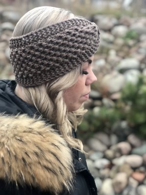 Hårband - Doris gråbeige