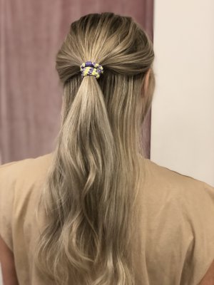 Hårsnodden - Purple / yellow