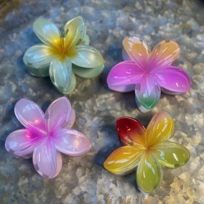 Hårklämma - Summer flower light