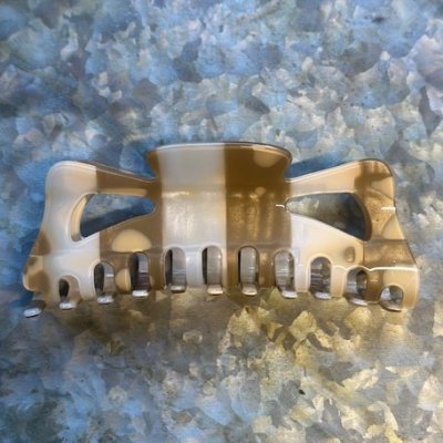 Hårklämma - Jumbo XL beige