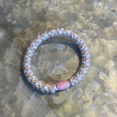 Hårsnodden - Missoni rosa guld