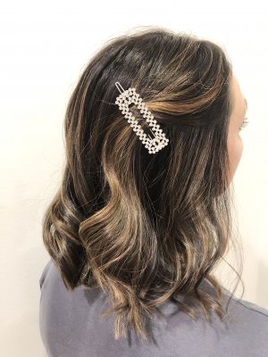 Hairclip - Evelyn silver