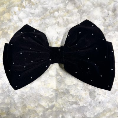 Rosett - Strass svart