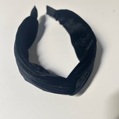 Diadem - Karin Sammet svart