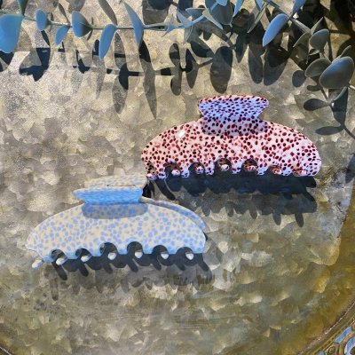 Hårklämma - Alva röd