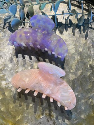 Hårklämma - Lena rosa