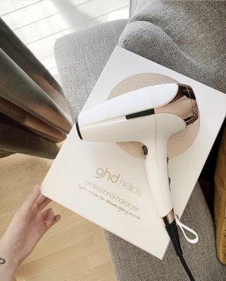 Ghd helios vit (white) professionell hårfön 