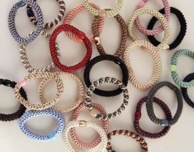 Hårsnodden - Gold glitter