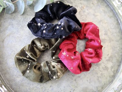 Scrunchie - Nyår grön