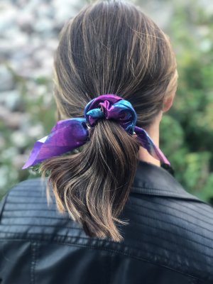 Scrunchie - Unicorn lila
