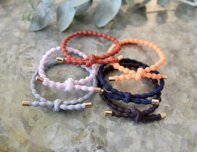 Hårsnodd - Bubble navy