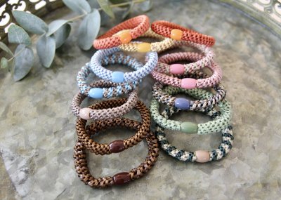 Hårsnodden - Dusty rose / gold