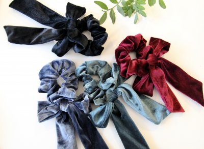 Scrunchie Claire blå