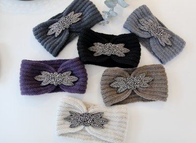 Hårband - Daisy creme white