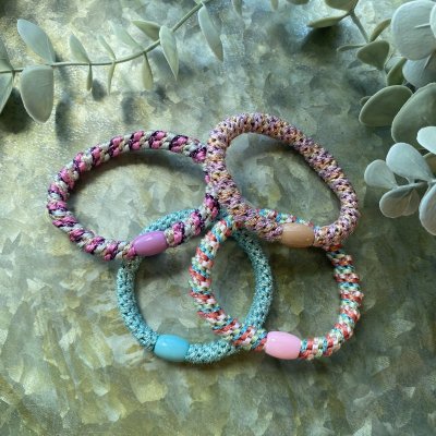 Hårsnodden - Turkos glitter 