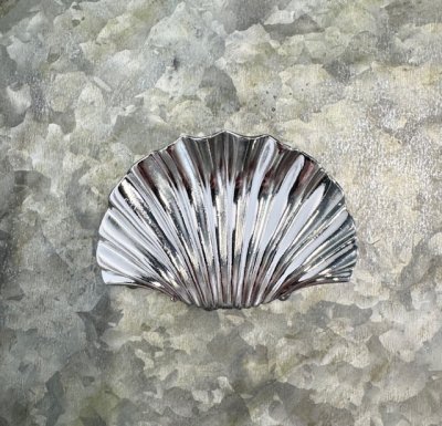 Hårklämma - Snäcka silver