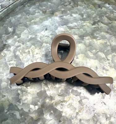 Hårklämma - Dubbel flätad