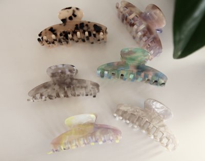 Hårklämma - Smilla creme white