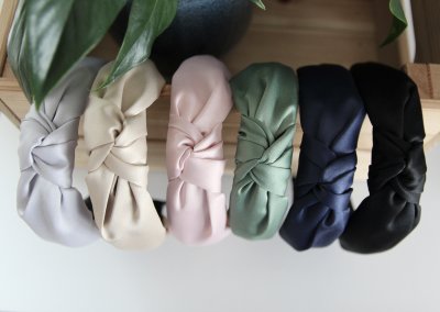 Diadem - Siden grön