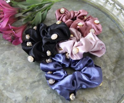 Scrunchie - Olivia light rose