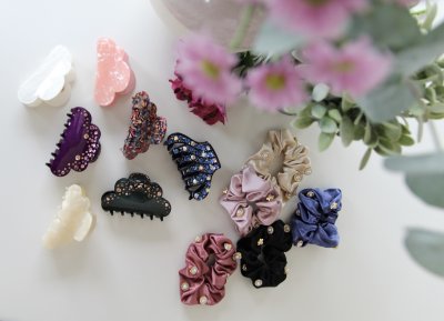 Hårklämma - Nova blå