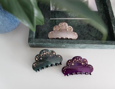 Hårklämma - Amalia champagne