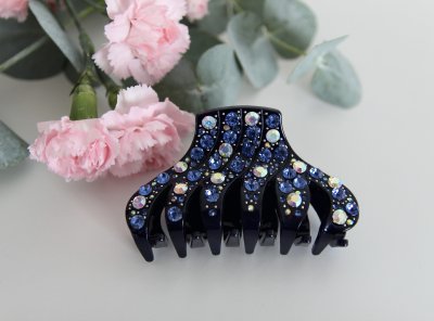 Hårklämma - Nova blå