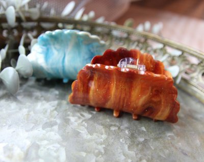 Hårklämma - Imma blå