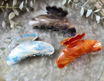 Hårklämma - Jungfru Ljusblå 