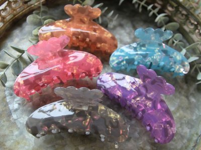 Hårklämma - Jungfru grå