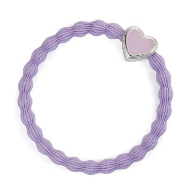 by Eloise London - Enamel Silver heart Lavender