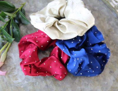 Scrunchie - Malin ljus grön