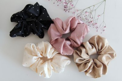 Scrunchie - Malin svart 