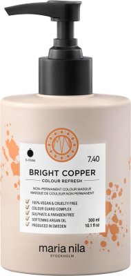 Maria Nila - Colour Refresh Non-Permanent Colour Masque 7.40 Bright Copper 300ml