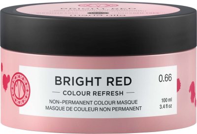 maria nila Colour Refresh Non-Permanent Colour Masque 0.66 Bright Red