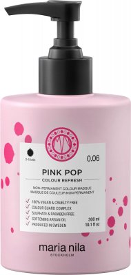 maria nila Colour Refresh Non-Permanent Colour Masque 0.06 Pink Pop