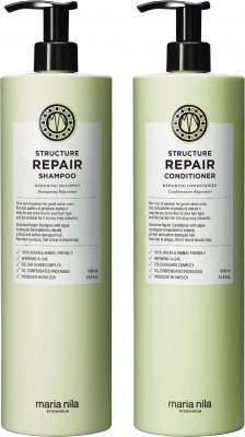 Maria Nila - Structure Repair Bundle Shampoo & Conditioner Duo 1000 ml
