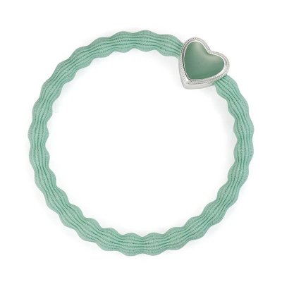 by Eloise London - Enamel Gold heart Mint
