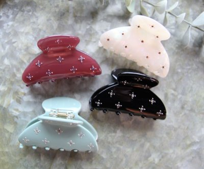 Hårklämma - Noelia vit 